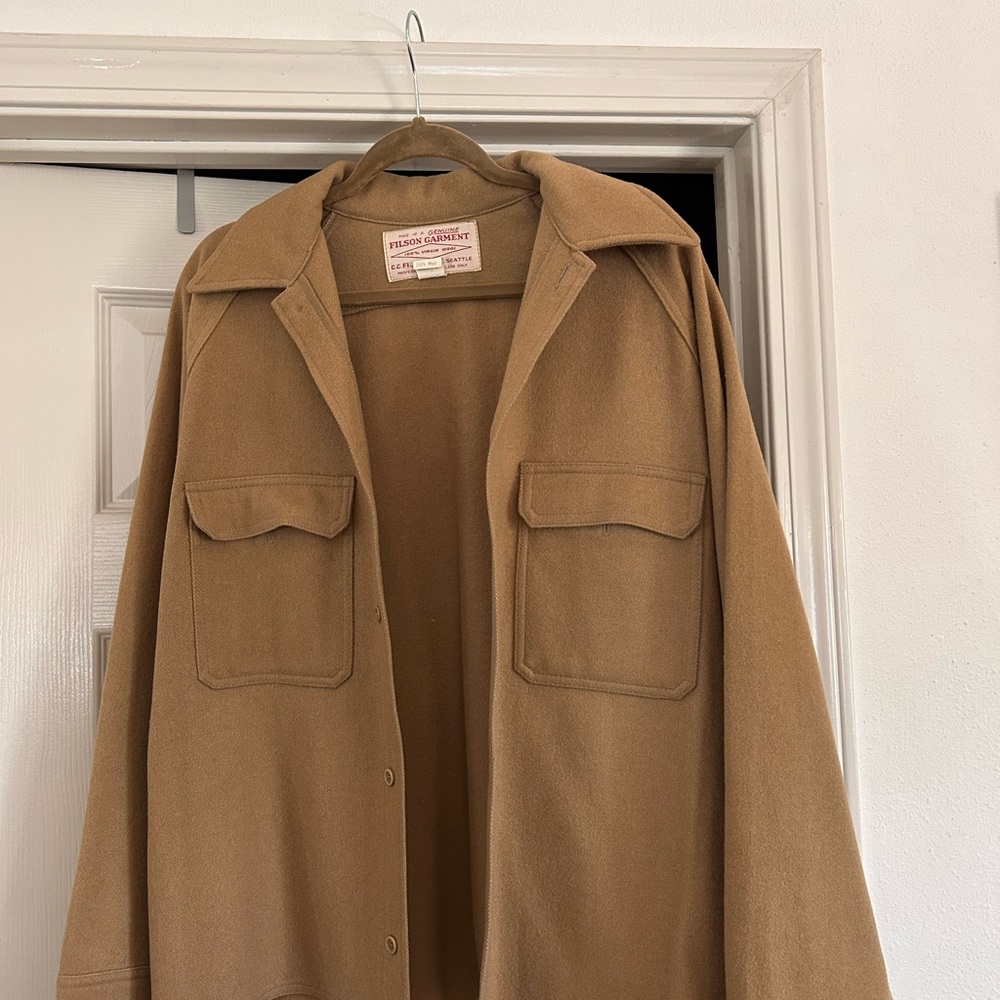 Filson Men's Brown Wool Jacket